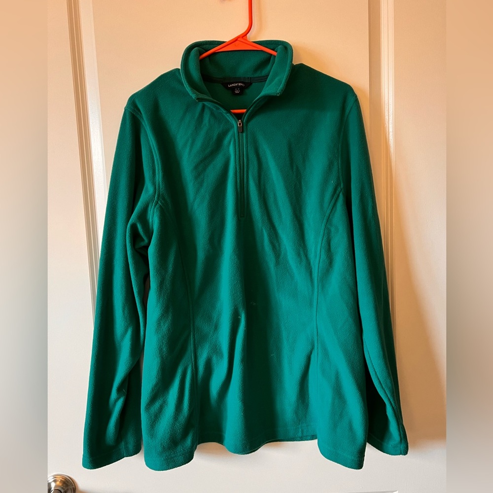 Lands-End Fleece Quarter Zip